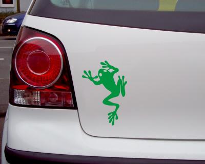 Kletternder Frosch Aufkleber