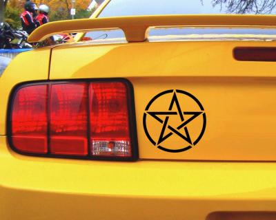 Pentagramm Aufkleber