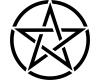Pentagramm Aufkleber Aufkleber