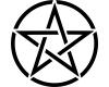 Wandtattoo Pentagramm Wandtattoo
