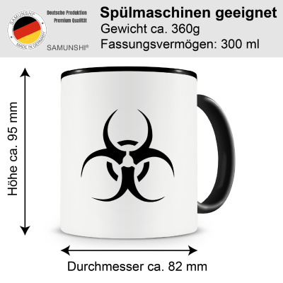 Tasse mit dem Motiv Biohazard - Ansicht 2