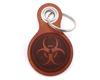 Schlsselanhnger Biohazard Schlsselanhnger Modellnummer  cognac braun/graviert