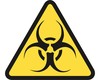 Biohazard Aufkleber Warndreieck Aufkleber
