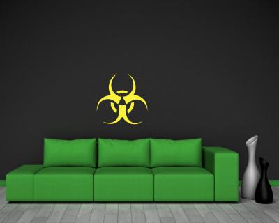 Biohazard Wandtattoo