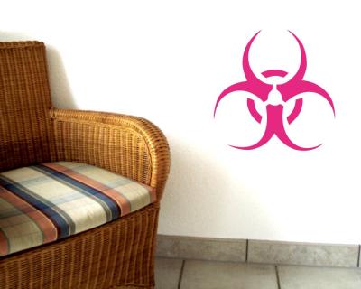 Biohazard Wandtattoo - Ansicht 3
