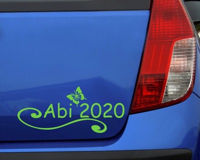 Abiaufkleber Schmetterling Abi