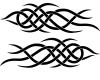 Tribal Art Aufkleber Set Motorrad oder Auto Aufkleber