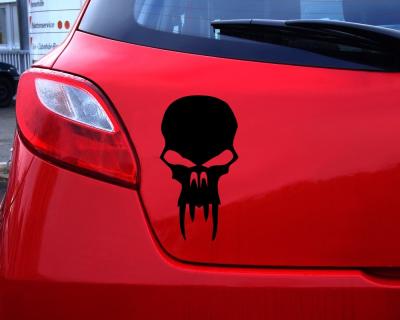 Vampir Totenkopf Aufkleber