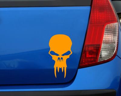 Vampir Totenkopf Aufkleber - Ansicht 3