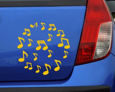 Musiknoten Aufkleber 18er Set - Ansicht 2