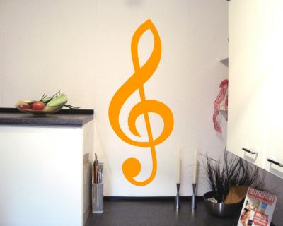 Violinschlssel Wandtattoo - Ansicht 2