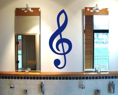 Violinschlssel Wandtattoo