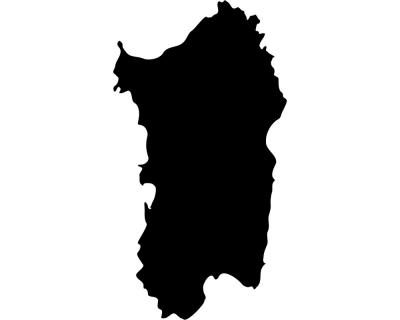 Sardinien Insel Aufkleber - Ansicht 1