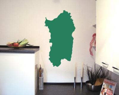 Sardinien Wandtattoo Insel Italien