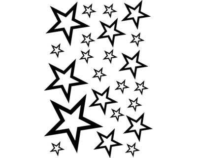 Wandtattoo Sterne Set 'Outline' - Ansicht 1