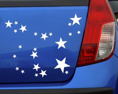 Aufkleber Sterne Set 'gefllt' - Ansicht 3