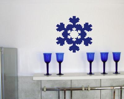 Eiskristall Wandtattoo Motiv C - Ansicht 2