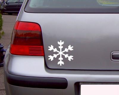 Eiskristalle Aufkleber Motiv D