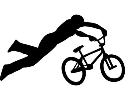 BMX Superman Aufkleber - Ansicht 1