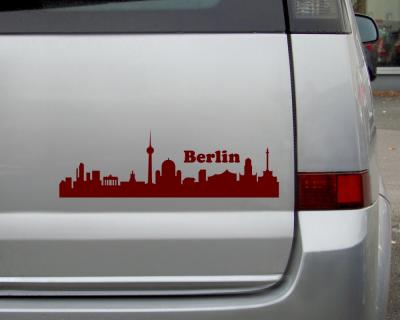 Berlin Skyline Aufkleber Aufkleber