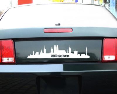 München Skyline Aufkleber Aufkleber