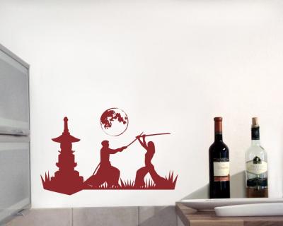 Wandtattoo Schwertkampf Xiantao