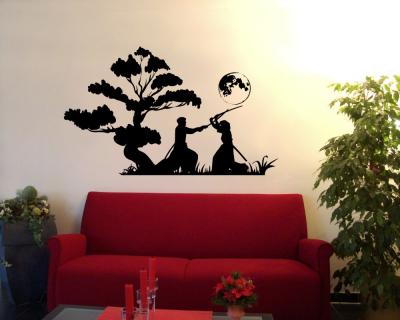 Wandtattoo Schwertkampf Misaki - Ansicht 3