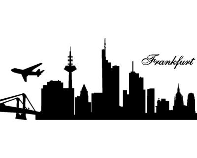 Wandtattoo Frankfurt Skyline - Ansicht 1