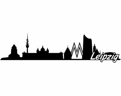Leipzig Skyline Wandtattoo Wandtattoo