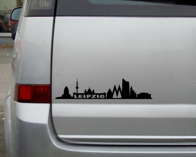 Leipzig Skyline Aufkleber - Ansicht 2