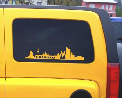 Leipzig Skyline Aufkleber Aufkleber