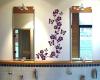 Blumenranke Wandtattoo rechtwinklig gro Wandtattoo