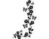 Blumenranke Wandtattoo rechtwinklig gro Wandtattoo