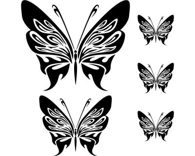 Schmetterling Wandtattoo Set 2 - Ansicht 1