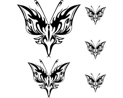 Schmetterling Wandtattoo Set 3 - Ansicht 1
