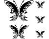 Schmetterling Wandtattoo Set 4 Wandtattoo