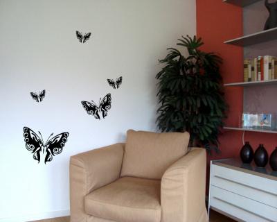 Schmetterling Wandtattoo Set 6