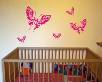 Schmetterling Wandtattoo Set 7 - Ansicht 2
