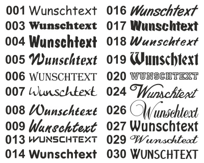 2x Bootsnamen Aufkleber - Ansicht 5