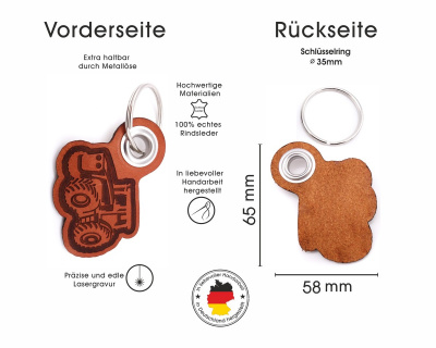 Schlsselanhnger Trecker - Ansicht 3
