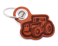 Schlsselanhnger Trecker Schlsselanhnger Modellnummer  cognac braun/graviert