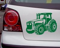 Wandtattoo Traktor – 30x21 Cm, Schwarz, Konturgeschnitten, Einfach Anzubringen
