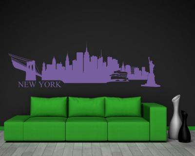 Wandtattoo New York Skyline Wandtattoo