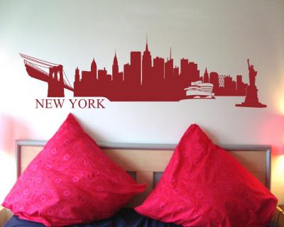 Wandtattoo New York Skyline