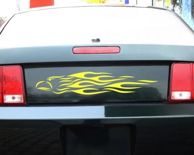 Flammenaufkleber Adler Motiv 594
