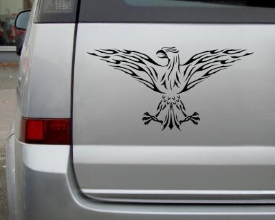 Flammenaufkleber Adler Motiv 597 Aufkleber