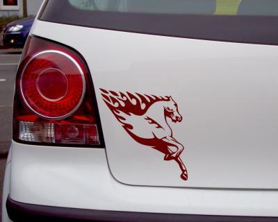 Flammenaufkleber Pferd Motiv 599 - Ansicht 2