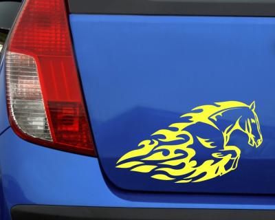 Tribalaufkleber Pferdkopf Motiv 605 - Ansicht 2