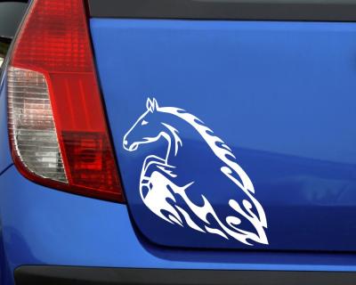 Flammenaufkleber Pferd Motiv 608 - Ansicht 3