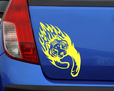 Flammenaufkleber Tiger Motiv 612 - Ansicht 3